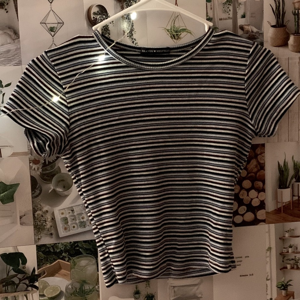 striped brandy top !!